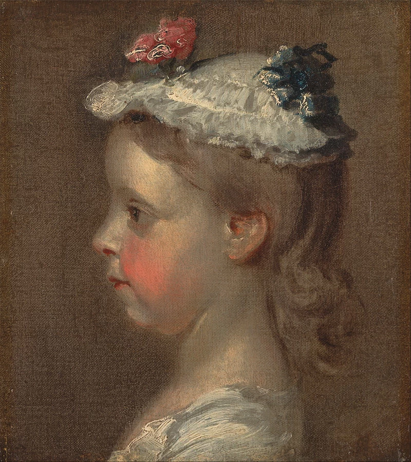 Studio di testa di ragazza - Yale Center for British Art, Paul Mellon Collection, USA